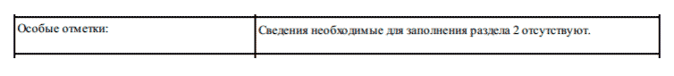 Особые отметки в ЕГРН об отсутствии прав